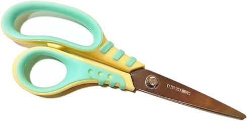 Pastel All Purpose Scissors, Non Stick Craft Scissors Sharp Fabric Sewing Shears with Soft Grip, 7" Paper Cutter for Home School Office Supplies, ...