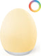JolyWell Night Light for Kids, Baby Egg Light with 7 Colors Changing Mode & Stepless Dimming, Nursery Night Lamp BPA Free,Rechargeable Egg Night L...