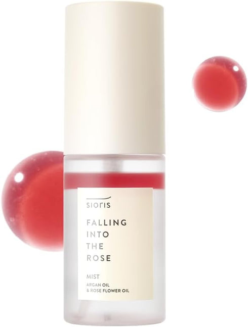 SIORIS Falling Into The Rose Mist Mini 1 Fl Oz for Traveling. 3in1 Multi-Care Mist Toner+Mist+Serum for Hydration & Oil Balance Certified by Cosmo...