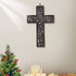 Nirvana Class Wooden Wall Hanging Cross Handmade Antique Design Religious Home Living Room Décor Accessory...