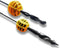 Rack-A-Tiers Bumper Balls - Drill Alignment Tool 1-1/2" and 2" Kit, Drill Bit Ball for Electricians, Flex Bit Bumper Ball, Flex Auger Ball (BB1520...