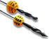 Rack-A-Tiers Bumper Balls - Drill Alignment Tool 1-1/2" and 2" Kit, Drill Bit Ball for Electricians, Flex Bit Bumper Ball, Flex Auger Ball (BB1520...