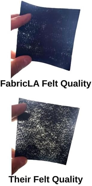 Felt Fabric | 72" inches Wide & 1.6mm Thick White Fabric | Non-Stiff, Soft Fabric Material | Felt Fabric by The Yard | Soft Felt Roll for Crafts, ...