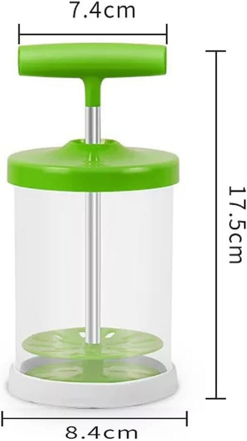 Hand Mixers, Whipping Cream Dispenser Manual Milk Frother Creamer DIY Hand Cream Mixer Cake Hand Pump Frother Whip Cream Maker for Kitchen Baking...