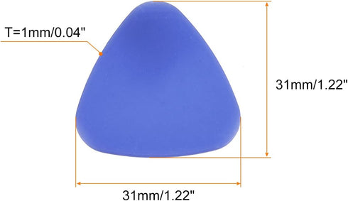 MECCANIXITY Phone Pry Opening Tools Plastic 25pcs Dark Blue 1mm Thick for Mobile Phone PC Tablet Laptop LCD Screen Repair, Guitar Picks...