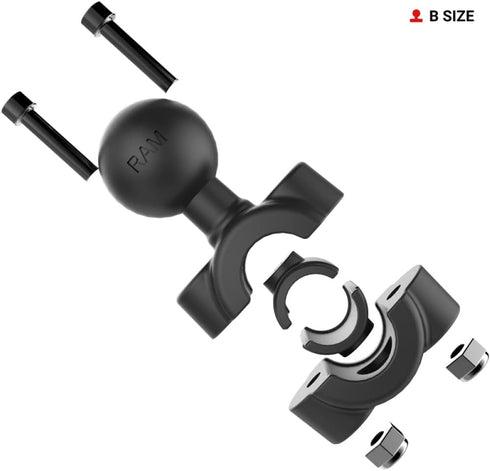 RAM Mounts Torque Small Rail Base RAM-B-408-37-62U with B Size 1" Ball...