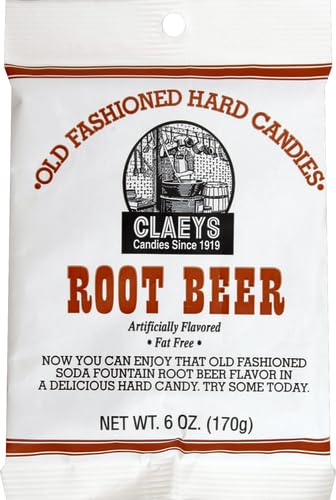 Claey's, Old Fashioned Hard Candy Root Beer, 6 oz...
