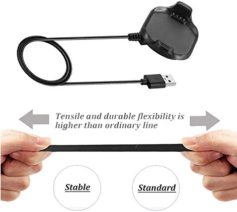 FitTurn Charger Compatible with Garmin Approach S5/S6 Charger Replacement (3.3ft) USB Adapter Charge Cord Charging Cable Wire Clip Dock Accessorie...