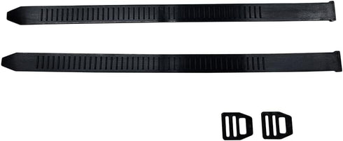 MACHSWON 2pcs 390mm Rubber Towing Mirror Replacement Straps with Cilps for Car SUV Trailer RV Truck, Universal -slip Adjustable Tow Morrors Replac...