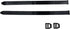 MACHSWON 2pcs 390mm Rubber Towing Mirror Replacement Straps with Cilps for Car SUV Trailer RV Truck, Universal -slip Adjustable Tow Morrors Replac...