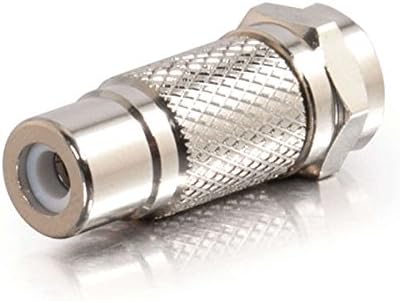 C2G/Cables to Go 27312 RCA Female to F-Type Male Video Adapter, TAA Compliant...