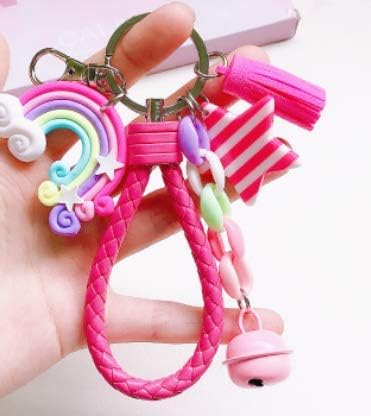 Rainbow Purse for Little Girls - Cute Rainbow Purse Toddler, Princess Crossbody Bag with Rainbow Keychain for Kid Girls...