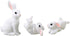 Miniature Bunny Rabbit Resin Figurine Easter Mini Bunny Ornament Cute Miniature Bunny Statue Tiny Animal Cake Topper Fairy Garden Supplies...