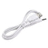 uxcell USB Type-A Male to 3.5 x 1.35mm DC 5V 1A Plug Barrel Connector Charge Cable White...