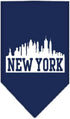 Mirage Pet Products New York Skyline Screen Print Bandana, Large, Bright Pink...