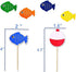 JeVenis The Big One Cake Topper Fishing Cupcake Topper Ofishally One Cupcake Topper Fishing Decoration Supplies...