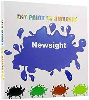 Newsight Paint by Numbers for Adults & Kids & Beginners DIY Acrylic Painting Gift Kits Drawing Paintwork with Paintbrushes(16 * 20 inch Street Und...