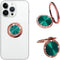 Glitter Bling Diamond Cell Phone Ring Holder, Compatible with Most of The Phones, Tablet and Case, Dark green...