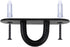 Stainless Steel Heavy Duty Ceiling Hooks with Screws and Plastic Anchors, Wall Mount Pad Eye Plate Top Hook Hanging Hardware for Yoga Hammock Swin...
