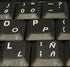 Spanish Latin American Keyboard Stickers Transparent Background White Lettering for LAPTOPS PC Any Computer Desktop...