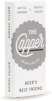 W&P Capper Bottle Opener | Silver | Stainless Steel, Bar Tools, Multi-Functional, Compact, Dishwasher Safe...