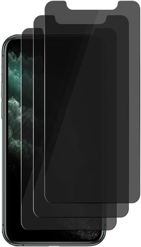 3 Pack Privacy Screen Protector For iPhone XS Max (6.5") / iPhone 11 Pro Max (6.5") Anti Spy Private Tempered Glass...