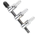Aquarium Fish Tank Air Flow Control Lever Pump 3 Way Inline Manifold Air Flow Pump Tubing Splitter Lever Control Valve 4-Pack...