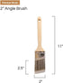 Vermeer Paint Brushes - 4-Pack - 2" Angle Sash Brushes for All Latex and Oil Paints & Stains - Home Improvement - Interior & Exterior Use...