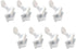 QCAA Sliding Window Security Lock, Aluminum, White Coated, 8 Pack, Made in Taiwan...