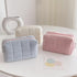 LYDZTION Plush Makeup Bag Cosmetic Bag for Women,Zipper Large Solid Color Travel Toiletry Bag Travel Make Up Toiletry Bag Washing Pouch...