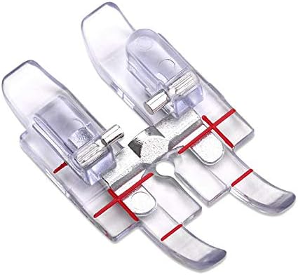 ZIGZAGSTORM 820883096 1/4" (Quarter Inch) Clear Quilting Presser Foot for Pfaff Sewing Machine D,E,G,J,K Model 820883096...