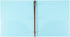 JAM PAPER Plastic 1 inch Binder - Light Blue 3 Ring Binder - Sold Individually...