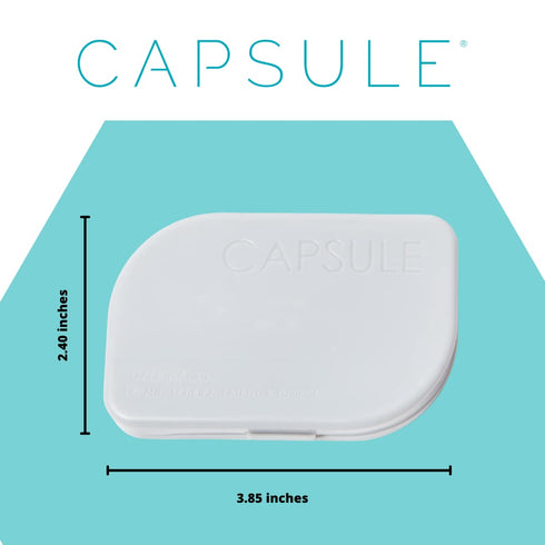Dental Mouthguard Containers, Rattle-Free Orthodontic Retainer Cases, Clear Aligner Cases Slim for Household and Travel - Light & Easy to Carry...