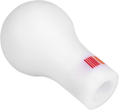 Aramox Gear Shift Knob,5 Speed Auto Manual Gear Shift Knob Shifter for Lancer V3/EVO (White)...
