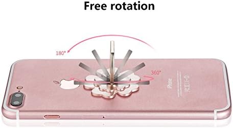 Cell Phone Holder,Universal Smartphone Flower Shape Ring Grip Finger Ring Kickstand Car Mounts with 360 Rotation for All The Phones, Tablet Comput...