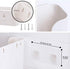 Bedside Shelf Caddy Basket Pocket Organizer to Storage Remotes,Tablet Cellphone Charging,Clock- Stick On Adhesive Tapes & Nails Install Offered fo...