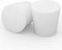 Silicone Rubber Stopper, (10-Pack, Size 5#) Tapered White Silicone Stoppers for Laboratory Sealing...