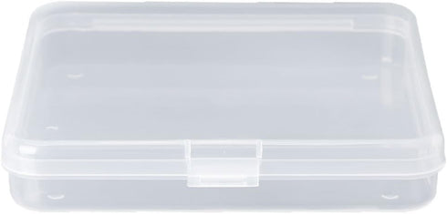 Square clear Jewelry Storage Boxes Beads Crafts Case Containers Reusable Plastic Comfortable and Environmentally Professional Design Craft and Sew...