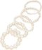 YangQian Layered Pearl Stretch Bracelets Set for Women Stackable Bracelets for Girls Multi Layer costume Pearl Bracelet Wedding Bracelets for Brid...