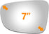 Mirror Glass for 2014-2018 MAZDA 3 2016 SCION iA 2017-2018 TOYOTA YARIS iA Driver Side Only Left Flat Replacement Glass with Adhesive...