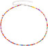 Colorful Handmade Beaded Collar Necklace for Women Freshwater Pearl Necklace Bohemian Handmade Stainless Steel 18K Gold-plated Fashion Jewelry Gif...