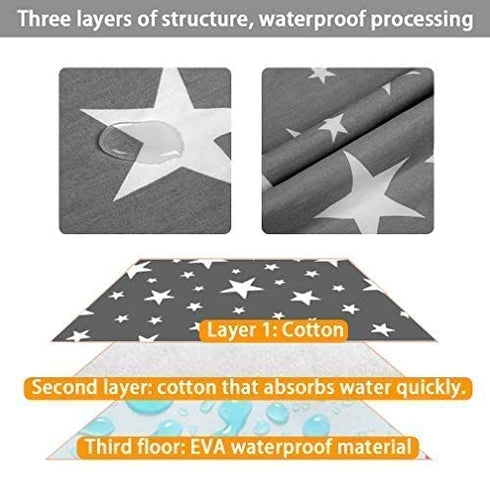 Waterproof Baby Diaper Changing Pad Multi Function Diaper Change Mat for Girls Boys Newborn - 100% Leak Proof Sanitary Mats for Home and Outdoor, ...