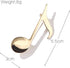 Minimalist Music Note Brooch Lapel Pin for Women Men Cute Simple Gold Plated Musical Pins Scarf Jackets Dress Suit Shirt Bag Hat Brooches Musician...