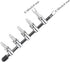 Aquarium Fish Tank Air Flow Control Lever Pump 5 Way Inline Manifold Air Flow Pump Tubing Splitter Lever Control Valve 3-Pack...