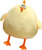Funny Fat Chicken Plush Pillow 17.7", Super Soft Simulation Mother Hen Doll, Cute Plush Chicken Pillow, Chicken Plush Neck Pillow,Yellow Chicken S...
