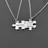Big Sister Little Brother Necklace for 2 - Brother Sister Matching Gifts Necklaces for Sisters Brothers Christmas Birthday Gift from Brother Siste...