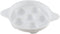 Maine Man Footed Escargot Plate with Handles, Fine White Porcelain, 6.5-Inch...