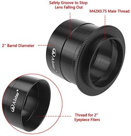 Alstar 2" T-2 Focal camera adapter ? for SLR cameras - simply attach your camera to The telescope...