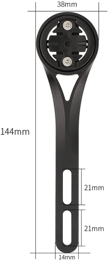Integrated Aero Handlebar Out Front Cycling Computer Road Bike Mount Compatible with Garmin, Wahoo, CatEye, and Bryton with GoPro Action Camera an...