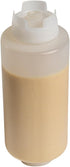 Restaurantware 32oz. FIFO Inverted Plastic Squeeze Bottle with Refill and Dispensing Lids - First In First Out - Perfect for Restaurants Catering ...